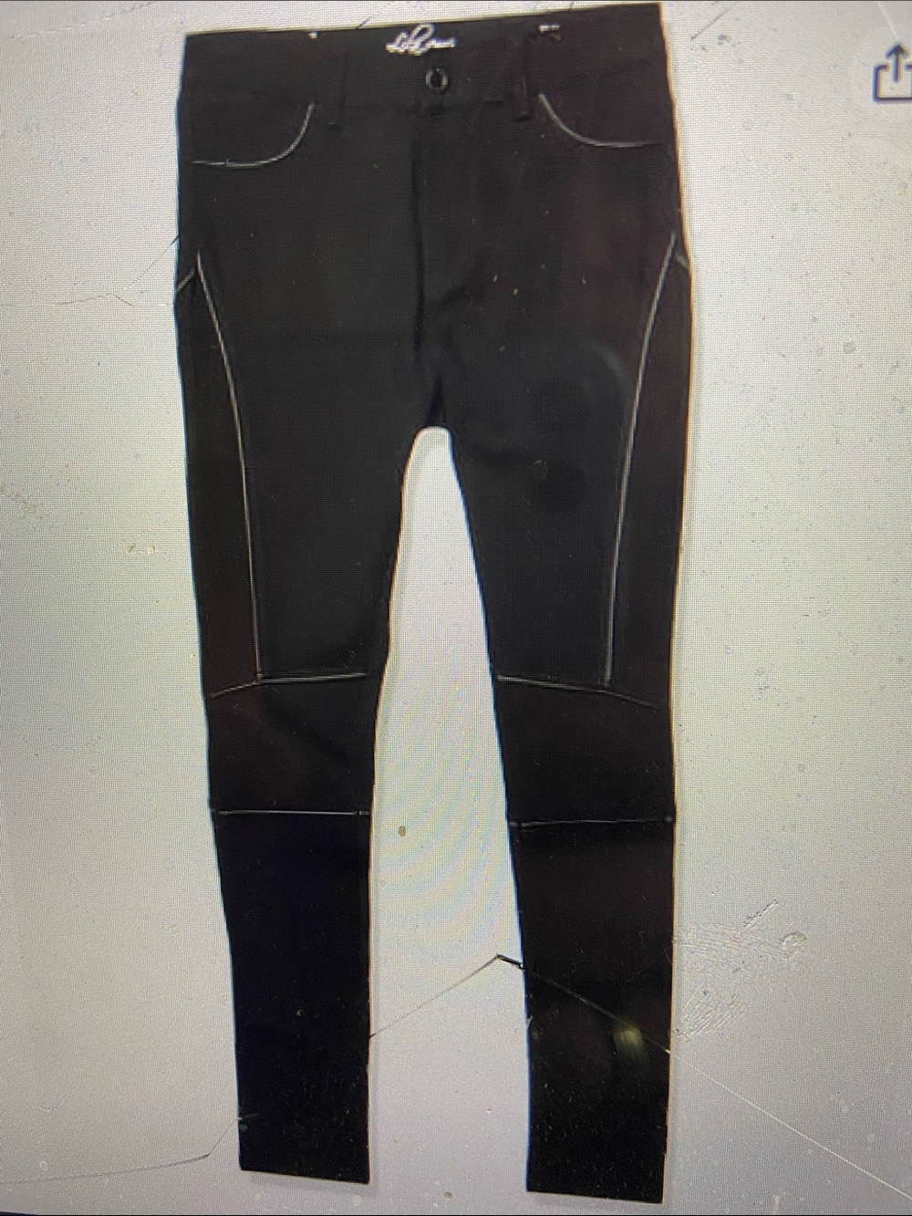 Lola Gisele Jeans Black Skinny Ponte Pants